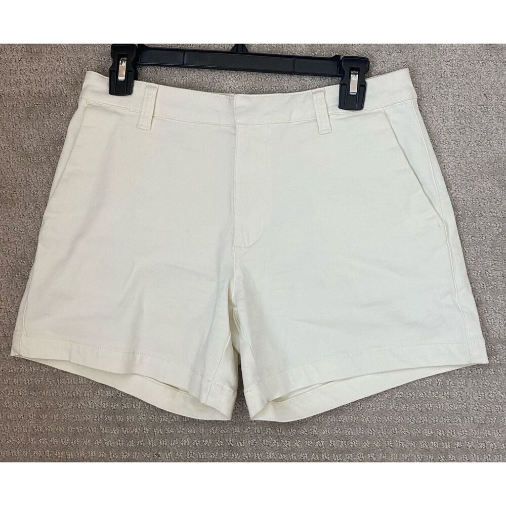 Banana Republic Off-White Chino Shorts Size 4 Preppy